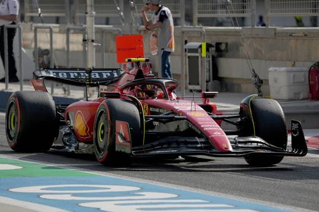 Formula 1 Gulf Air Bahrain Grand Prix 2023 04 03 2023, Bahrain International Circuit, Sakhir, Formula 1 Gulf Air Bahrain Grand Prix 2023 ,in picture Carlos Sainz Jr ESP , Scuderia Ferrari nordphotoxGmbHx xBratic nph00250