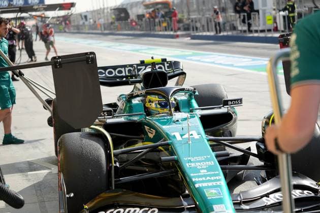 04 03 2023, Bahrain International Circuit, Sakhir, Formula 1 Gulf Air Bahrain Grand Prix 2023 ,in picture Fernando Alonso ESP , Aston Martin Aramco Cognizant Formula One Team Sakhir Bahrain International Circuit Bahrain  eu-images-506
