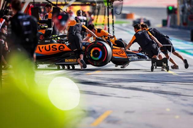 4 Lando Norris GBR, McLaren F1 Team , F1 Grand Prix of Bahrain at Bahrain International Circuit on March 4, 2023 in Sakhir, Bahrain Photo by HOCH ZWEI Sakhir Bahrain