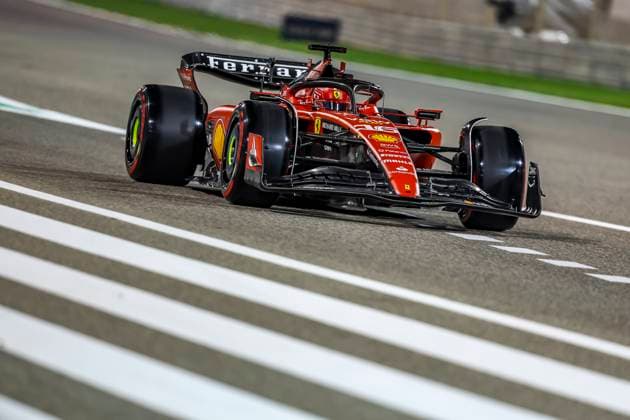 16 LECLERC Charles (mco), Scuderia Ferrari SF-23, action during the Formula 1 Gulf Air Bahrain Grand Prix 2023, 1st round of the 2023 FIA Formula One World Championship, WM, Weltmeisterschaft from March 2 3 to 5, 2023 on the Bahrain International Circuit, in Sakhir, Bahrain - F1 - BAHRAIN GRAND PRIX 2023 DPPI Panoramic  G0OD1361
