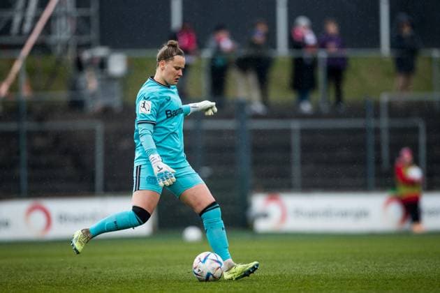 FLYERALARM Women Football Bundesliga, 1 FC Koeln Bayer 04 Leverkusen 05 03 2023 Friederike Repohl Bayer 04 Leverkusen, 27 FLYERALARM Women Football Bundesliga, 1 FC Koeln Bayer 04 Leverkusen, Koeln, Geissbockheim DFB REGULATIONS PROHIBIT ANY USE OF PHOTOGRAPHS AS IMAGE SEQUENCES AND OR QUASI VIDEO Copyright: xBEAUTIFULxSPORTS Wunderlx