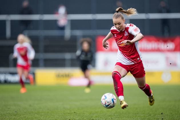 FLYERALARM Women Football Bundesliga, 1 FC Koeln Bayer 04 Leverkusen 05 03 2023 Weronika Zaistowska 1 FC Koeln, 24 FLYERALARM Women Football Bundesliga, 1 FC Koeln Bayer 04 Leverkusen, Koeln, Geissbockheim DFB REGULATIONS PROHIBIT ANY USE OF PHOTOGRAPHS AS IMAGE SEQUENCES AND OR QUASI VIDEO Copyright: xBEAUTIFULxSPORTS Wunderlx