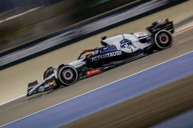 BAHRAIN - Nyck de Vries (AlphaTauri) in action during the Grand Prix of Bahrain. It is the first race of the 2023 Formula 1 season. ANP SEM VAN DER WAL F1 Grand Prix of Bahrain 2023 xVIxANPxSportx xxANPxIVx 464241096 originalFilename: 464241096.jpg