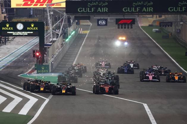 F1 Bahrain Grand Prix Start of Bahrain Grand Prix at Sakhir Circuit in Sakhir, Bahrain on March 5, 2023. Sakhir Bahrain  Copyright: xJakubxPorzyckix originalFilename:porzycki-f1bahrai230305_npWAm.jpg