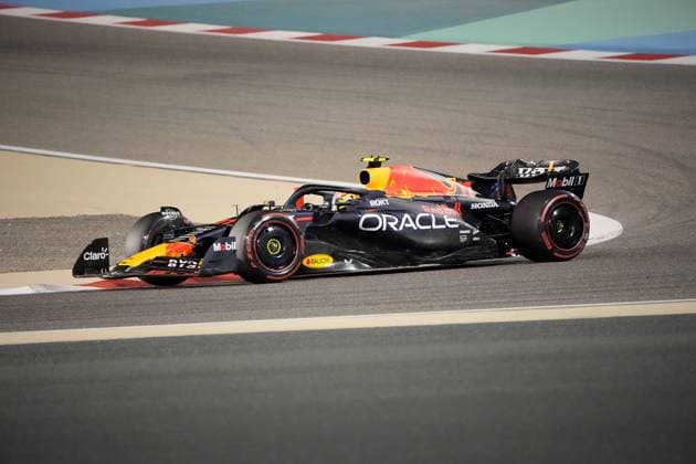 Formula 1 Gulf Air Bahrain Grand Prix 2023 05 03 2023, Bahrain International Circuit, Sakhir, Formula 1 Gulf Air Bahrain Grand Prix 2023 ,in picture Sergio Perez MEX , Oracle Red Bull Racing nordphotoxGmbHx xBratic nph00250