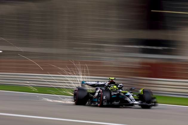 44 Lewis Hamilton GBR, Mercedes AMG Petronas F1 Team , F1 Grand Prix of Bahrain at Bahrain International Circuit on March 5, 2023 in Sakhir, Bahrain Photo by HOCH ZWEI Sakhir Bahrain