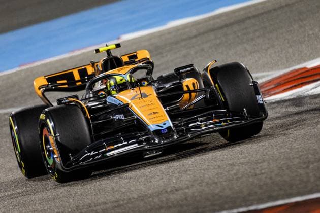 BAHRAIN - Lando Norris (McLaren) in action during the Bahrain Grand Prix. It is the first race of the 2023 Formula 1 season. ANP SEM VAN DER WAL F1 Grand Prix of Bahrain 2023 xVIxANPxSportx xxANPxIVx 464259690 originalFilename: 464259690.jpg