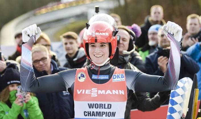 Rennrodel Weltcup 2016 in Winterberg 2016 *** NUR FÜR REDAKTIONELLE ZWECKE *** EDITORIAL USE ONLY ***<p>Natalie Geisenberger beim Rennrodel Weltcup am Samstag den 26.11.2016 in Winterberg. In der Eisbahn findet an den kommenden Tagen auchder Sprint Weltcup statt. Deutschland NRW xxWinterberg Copyright: RalfxRottmann *** Luge World Cup 2016 in Winterberg 2016 *** only for editorial Purposes *** Editorial Use only *** P Natalie GeisenDesign Berger the Luge World Cup at Saturday the 26 11 2016 in Winterberg in the Ice rink finds to the Communist ends Days also the Sprint World Cup instead Germany NRW xxWinterberg Copyright RalfxRottmann Copyright: RalfxRottmann docnrwhugopicture122090303 ,EDITORIAL USE ONLY