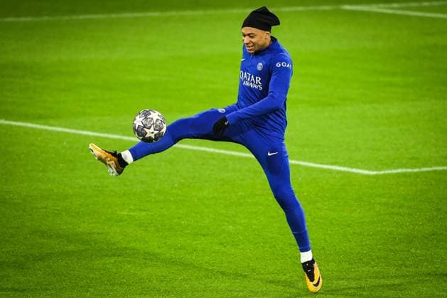 Sport Themen der Woche KW10 Sport Bilder des Tages March 7, 2023, Munich, France, Germany: Kylian MBAPPE of PSG during a Paris Saint-Germain training session at Allianz Arena Stadium on March 07, 2023 in Munich, Germany. Munich Germany - ZUMAm308 20230307_zsp_m308_029 Copyright: xMatthieuxMirvillex