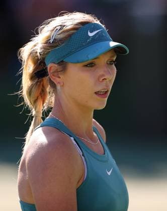Mandatory Credit: Photo by Ella Ling Shutterstock (13794896m) Katie Boulter of GBR in action BNP Paribas Open, Tennis, Tuesday Practice and Qualifying, Indian Wells Tennis Garden, California, USA- 07 Mar 2023 BNP Paribas Open, Tennis, Tuesday Practice and Qualifying, Indian Wells Tennis Garden, California, USA- 07 Mar 2023  Copyright: xEllaxLing Shutterstockx 13794896m