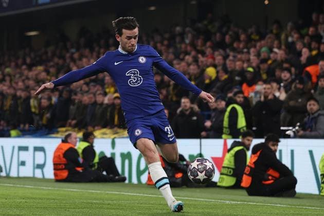 Ben Chilwell of Chelsea FC in action during Chelsea FC vs Borussia Dortmund, UEFA Champions League football match in London, United Kingdom, March 07 2023  Copyright: xFrancescoxScaccianoce LiveMediax xLivexMediax 0 IPA_IPA36591388