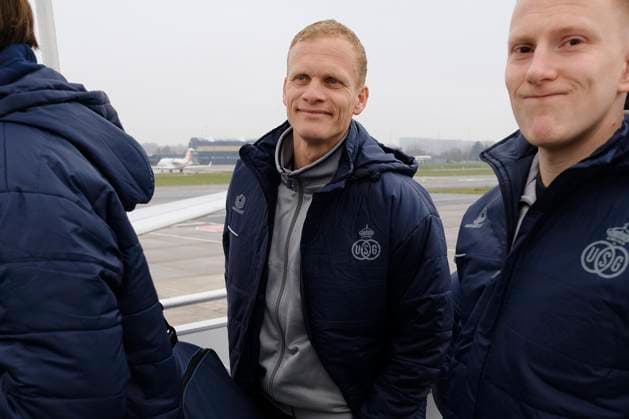 BERLIN, GERMANY - MARCH 08 : Geraerts Karel head coach of Union St-Gilloise pictured during the media activities the day before the UEFA Europa League Round of 16, 1st leg match between Union Berlin and Union SG on March 8, 2023 in Berlin, Germany, 8 03 2023 ( Union Berlin v Union SG - UEFA Europa League - media activities PhotoNews Panoramic 