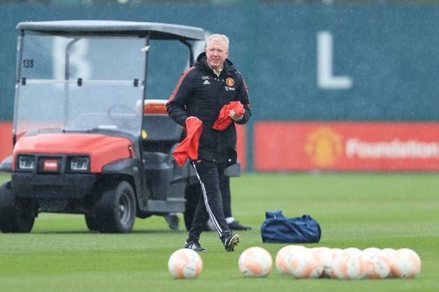 Fußball UEFA Europa League Achtelfinale Manchester United Trainingseinheit 8. März 2023 UEFA Europa League Achtelfinale Manchester United Trainingseinheit Manchester United Assistent Steve McClaren Foto Simon Stacpoole Abseits Manchester UK  Copyright: xSimonxStacpoolexOffside