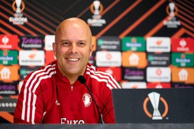 Football, EL, Feyenoord Rotterdam, Press conference