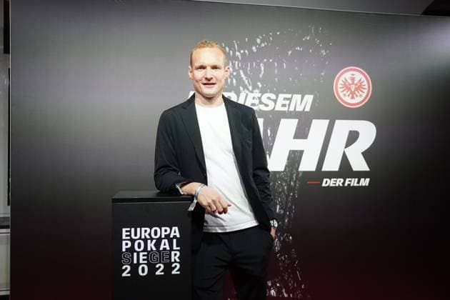 Football, Eintracht Frankfurt, premiere of In This Year, the film about the Euroleague title