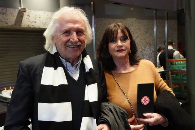 Ex coach Dragoslav Stepanovic Frankfurt 08 03 2023 film premiere This year by Eintracht Frankfurt