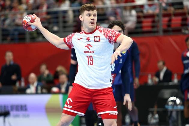 2023.03.08 Gdansk Pilka reczna mezczyzn Mecz kwalifikacyjny do ME 2024 Polska - Francja N z Jan Czuwara Foto Piotr Matusewicz PressFocus 2023.03.08 Gdansk Men handball EHF EURO 2024 Qualifiers Poland - France Jan Czuwara Credit: Piotr Matusewicz PressFocus NEWSPIX.PL --- Newspix.pl  20230308_PF_PM112