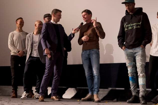 Eintracht Frankfurt film premiere In this year , CineStar Metropolis, Frankfurt, 08 03 2023 Oliver Glasner coach Eintracht Frankfurt in interview, film premiere Eintracht Frankfurt In this year , Frankfurt, CineStar Metropolis, 8 3 2023 Copyright: xBEAUTIFULxSPORTS Gawlikx