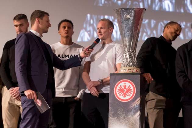 Eintracht Frankfurt film premiere In this year , CineStar Metropolis, Frankfurt, 08 03 2023 Sebastian Rode Eintracht Frankfurt 17 interview, film premiere Eintracht Frankfurt In this year , Frankfurt, CineStar Metropolis, 8 3 2023 Copyright: xBEAUTIFULxSPORTS Gawlikx