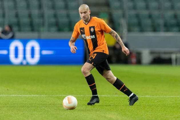Shakhtar Donetsk v Feyenoord: Round of 16 Leg One - UEFA Europa League Yaroslav Rakits kyy during UEFA Europa League match between Shakhtar Donetsk vs Feyenorrd Rotterdam in Warsaw, Poland on March 9, 2023. Warsaw Poland  Copyright: xFotoxOlimpikx originalFilename:jastrzebowski-shakhtar230309_npUHe.jpg