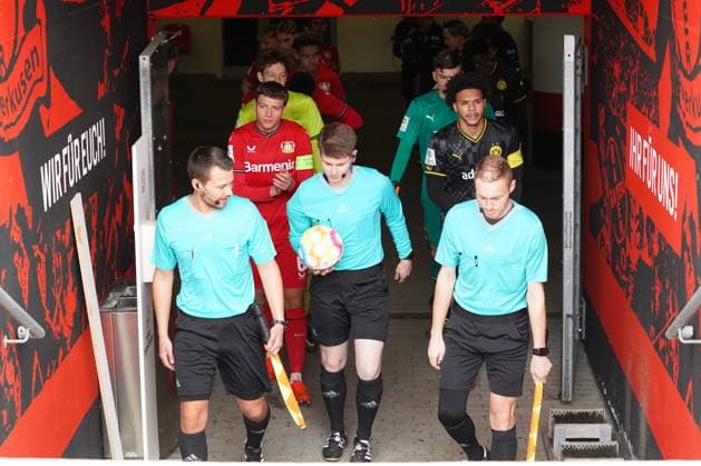 Saturday, 11 03 2023 Season 2022 2023 15 Matchday A Junior Bundesliga at Ulrich Haberland Stadion, Leverkusen, Germany SV Bayer Leverkusen U19 BV Borussia Dortmund U19 Teams Entries