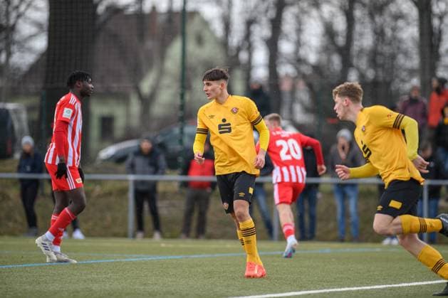 Dresden Julius Hoffmann U19 SG Dynamo Dresden U19 1 FC Union Berlin soccer season 2022 2023 Sportpark Ostra Dresden 11 March 2023