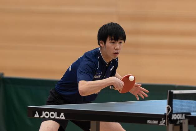 Yuta Iimura Hertha BSC Berlin Passau Bavaria Germany Table Tennis Men, 2 Bundesliga, Season 2022 2023 on 12 03 2023 in the New Multipurpose Hall TTC Fortuna Passau vs Hertha BSC Berlin