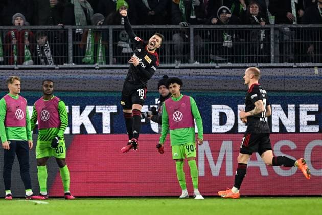 Sport Themen der Woche KW10 GER, 1.FBL, Bundesliga, VfL Wolfsburg - Union Berlin 12.03.2023, Volkswagen-Arena , Wolfsburg , GER, 1.FBL, Bundesliga, VfL Wolfsburg - Union Berlin im Bild picture shows Josip Juranovic (Union Berlin 18) jubelt nach seinem Tor zum 1:0 für Union Berlin. *** GER, 1 FBL, Bundesliga, VfL Wolfsburg Union Berlin 12 03 2023, Volkswagen Arena , Wolfsburg , GER, 1 FBL, Bundesliga, VfL Wolfsburg Union Berlin in picture shows Josip Juranovic Union Berlin 18 cheers after his goal to 1 0 for Union Berlin nordphotoxGmbHx xTeresaxKroeger nordphoto00008