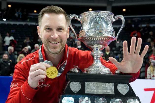 Curling, Tim Hortons Brier Winner Team Canada in London