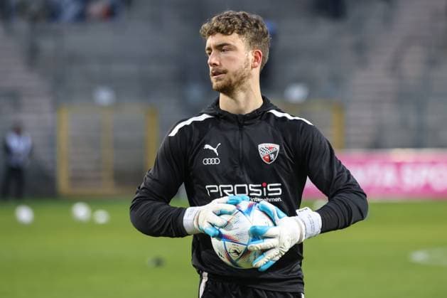 3 Liga SV Waldhof Mannheim FC Ingolstadt 04 goalkeeper Maurice Dehler 46, FCI 3 Liga FC Ingolstadt 04 season 2022 2023 SV Waldhof Mannheim