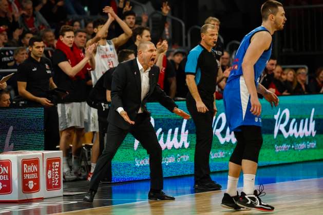 Head coach Oren Amiel Brose Bamberg FIBA Europe Cup 2022 23, Quarter Finals 2nd Game, 2 Game, Brose Bamberg BC Kalev Cramo 15 03 2023, Bamberg, Brose Arena Photo Daniel Löb Loeb Copyright: DanielxLöb