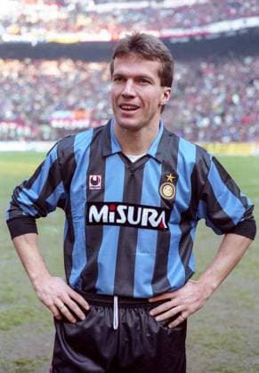 20.01.1991, Milan, Stadio Giuseppe Meazza, Serie A: Inter - Lecce, Lothar Matthäus (Inter) Milan Stadio Giuseppe Meazza Lombdardy Italy *** 20 01 1991, Milan, Stadio Giuseppe Meazza, Serie A Inter Lecce, Lothar Matthäus Inter Milan Stadio Giuseppe Meazza Lombdardy Italy  Copyright: xJustPictures.ch LuigixRizzox