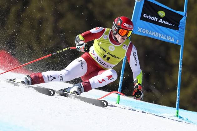 ALPINE SKIING - FIS WC Final Soldeu SOLDEU,ANDORRA,16.MAR.23 - ALPINE SKIING - FIS World Cup Final, Super G, men. Image shows Stefan Babinsky (AUT).  GEPAxpictures xMathiasxMandl