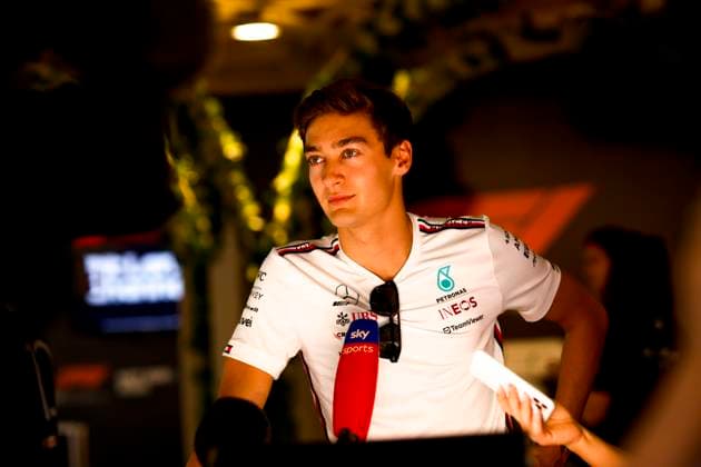 63 George Russell GBR, Mercedes AMG Petronas F1 Team , F1 Grand Prix of Saudi Arabia at Jeddah Corniche Circuit on March 16, 2023 in Jeddah, Saudi Arabia Photo by HOCH ZWEI Jeddah Saudi Arabia