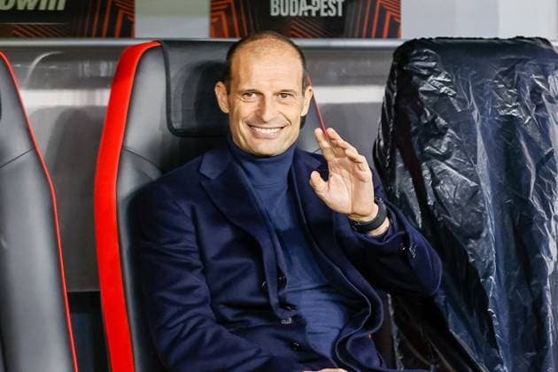 Massimiliano Allegri Juventus Turin, coach , GER, SC Freiburg vs Juventus Turin, football, UEFA Europa League, round of 16, 16 03 2023 GER, SC Freiburg vs Juventus Turin, football, UEFA Europa League, round of 16, 16 03 2023 Freiburg im Breisgau, Germany Copyright: xEibner-Pressefoto GrantxHubbsx EP_GHS