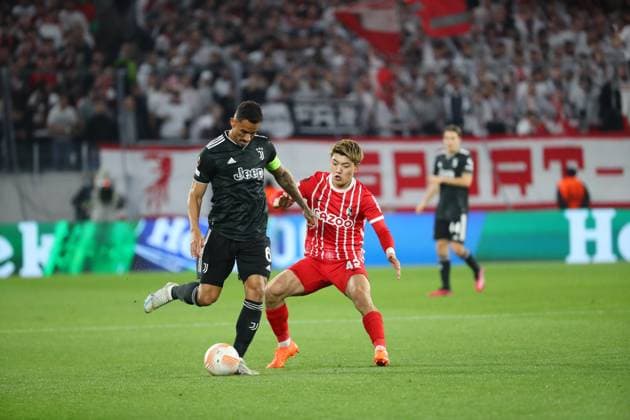16 03 2023, xtvx, football UEFA Europa League 1 8 final, SC Freiburg Juventus Turin emspor, v l DFL DFB REGULATIONS PROHIBIT ANY USE OF PHOTOGRAPHS as IMAGE SEQUENCES and or QUASI VIDEO Freiburg