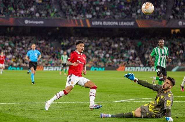 during the Europa League match between Real Betis and Manchester United at Estadio Benito Villamarin, Seville, Spain on 16 March 2023. Editorial use only , Copyright: xNigelxKeenex PSI-17076-0046