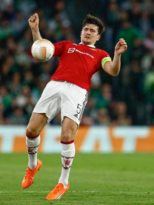 ESP: Sevilla FC Manchester United, ManU UEFA Europa League, round of 16. Harry Maguirre of Manchester United during the UEFA Europa League match, Round of 16, 2nd leg, between Real Betis and Manchester United played at Benito Villamarin Stadium on March 16, 2023 in Sevilla, Spain. kpng Copyright: xAntonioxPozox xPRESSINx PS_230316_795