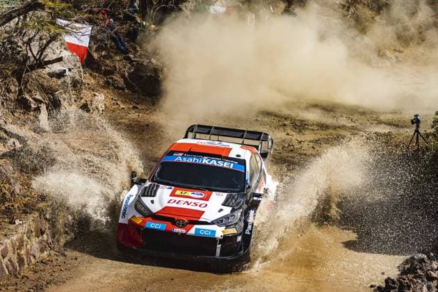 17 Sebastien OGIER (FRA), Vincent LANDAIS (FRA), TOYOTA GAZOO RACING WRT, TOYOTA GR Yaris Rally1 Hybrid, WRC, Motorsport Rallye, WM action during the Rally Guanajuato Mexico 2023, 3rd round of the 2023 WRC World Rally Car Championship, from March 16 to 19, 2023 at Leon, Guanajuato, in Mexico - AUTO - WRC - RALLY GUANAJUATO MEXICO 2023 DPPI Panoramic RPPA_2023_03_Mexico_202