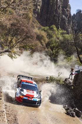 17 Sebastien OGIER (FRA), Vincent LANDAIS (FRA), TOYOTA GAZOO RACING WRT, TOYOTA GR Yaris Rally1 Hybrid, WRC, Motorsport Rallye, WM action during the Rally Guanajuato Mexico 2023, 3rd round of the 2023 WRC World Rally Car Championship, from March 16 to 19, 2023 at Leon, Guanajuato, in Mexico - AUTO - WRC - RALLY GUANAJUATO MEXICO 2023 DPPI Panoramic RPPA_2023_03_Mexico_158