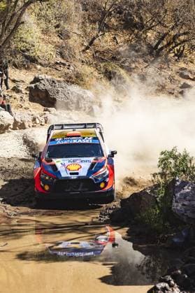 06 Dani SORDO (ESP), Candido CARRERA (ESP), HYUNDAI SHELL MOBIS WORLD RALLY TEAM, HYUNDAI i20 N Rally1 Hybrid, WRC, Motorsport Rallye, WM action during the Rally Guanajuato Mexico 2023, 3rd round of the 2023 WRC World Rally Car Championship, from March 16 to 19, 2023 at Leon, Guanajuato, in Mexico - AUTO - WRC - RALLY GUANAJUATO MEXICO 2023 DPPI Panoramic RPPA_2023_03_Mexico_209