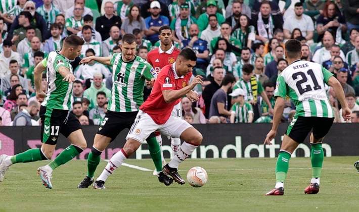 UEFA Europa League, Round of 16, Second Leg, Betis vs Manchester United at Benito Villamarin Stadium, Sevilla, Spain 16 Mar 2023 SEVILLE 16 03 2023 UEL FINAL EIGHTH FINALS BENITO VILLAMARIN STADIUM REAL BETIS MANCHESTER UTD 900 Cordon Press  900 CordonxPress LOF - Betis vs Manchester United