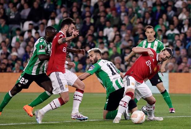 UEFA Europa League, Round of 16, Second Leg, Betis vs Manchester United at Benito Villamarin Stadium, Sevilla, Spain 16 Mar 2023 SEVILLE 16 03 2023 UEL FINAL EIGHTH FINALS BENITO VILLAMARIN STADIUM REAL BETIS MANCHESTER UTD 900 Cordon Press  900 CordonxPress LOF - Betis vs Manchester United