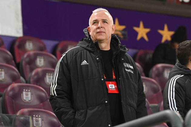 Football, men, season 2022 2023, Europa League Round of 16, second leg , Royale Union Saint Gilloise 1 FC Union Berlin at Lotto Park Brussels, President Dirk Zingler 1 FC Union Berlin , 16 03 2023, Copyright: xMatthiasxKochx