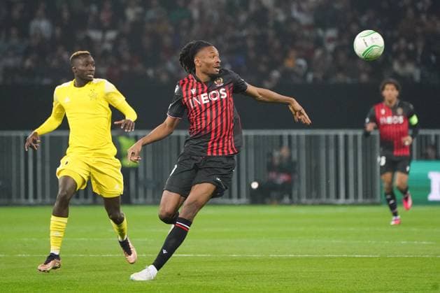 Khephren Thuram (OGC Nice) FOOTBALL : OGC Nice vs Football Club Sheriff Tiraspol - 8 eme de finale retour Europa Conference League - Nice - 16 03 2023 NorbertScanella Panoramic 