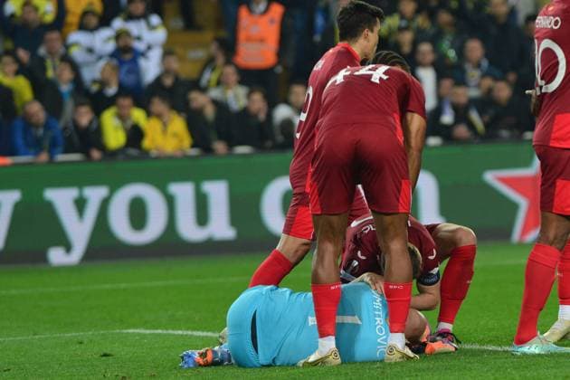 of Fenerbahce and of Sevilla during the UEFA Europa League round of 16 leg two match between Fenerbahce and Sevilla FC at Ulker Sukru Saracoglu Stadium in Istanbul, Turkey on March 16, 2023. Istanbul Turkey Copyright: xSeskimphotox Fenerbahce-Sevilla-16323 (160)