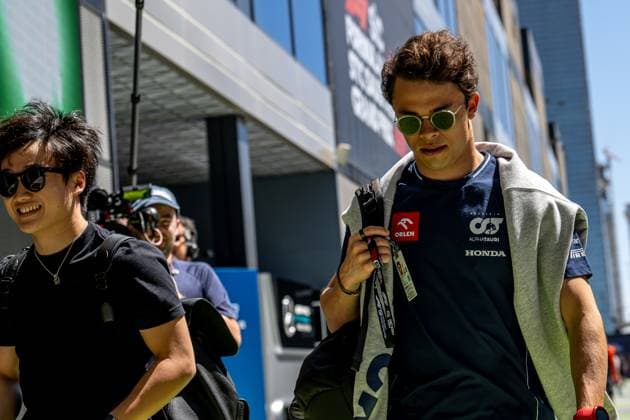 JEDDAH, SAUDI ARABIA: Nyck de Vries, racing for the AlphaTauri team during the 2023 Formula 1 Saudi Arabian Grand Prix at the Jeddah Corniche Circuit in Jeddah, Saudi Arabia