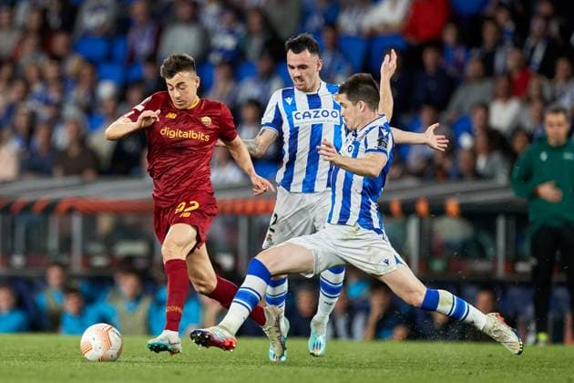 Football, EL, Real Sociedad San Sebastian - AS Roma