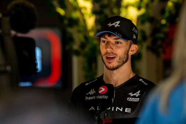 JEDDAH, SAUDI ARABIA: Pierre Gasly, racing for the Alpine team during the 2023 Formula 1 Saudi Arabian Grand Prix at the Jeddah Corniche Circuit in Jeddah, Saudi Arabia