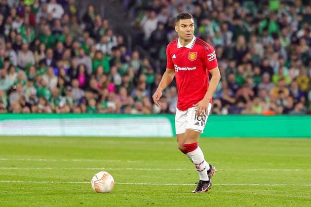 Real Betis v Manchester United, ManU Europa League 16 03 2023. Casemiro (18) of Manchester United during the Europa League match between Real Betis and Manchester United at Estadio Benito Villamarin, Seville, Spain on 16 March 2023. Editorial use only , Copyright: xNigelxKeenex PSI-17076-0065